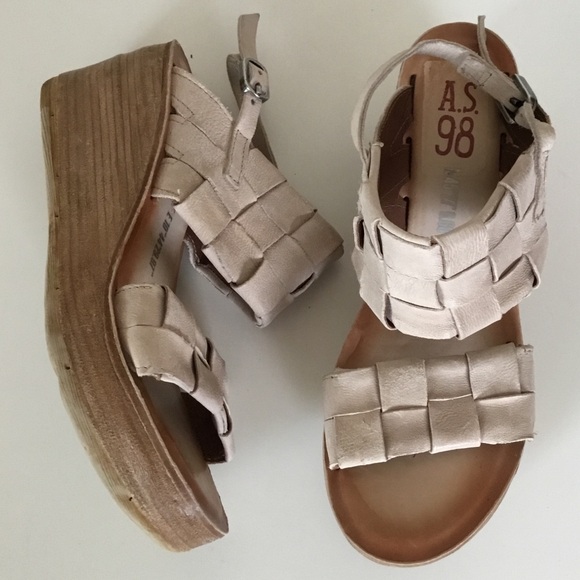 NWT A.S.98 Nasser Platform Sandals - Picture 3 of 6